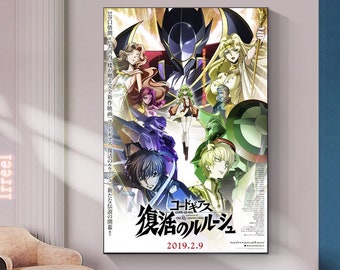 Code Geass Poster Etsy Code Geass Poster Etsy
