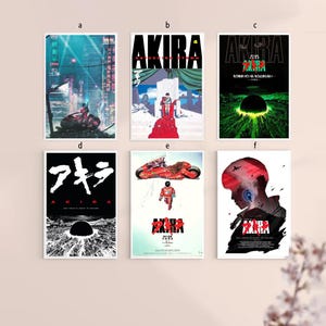 Póster de la película clásica de anime Akira (sin marco, 20 x 30 cm, 30 x 45 cm, 35 x 53 cm, 40 x 60 cm, 50 x 76 cm, 60 x 91 cm)