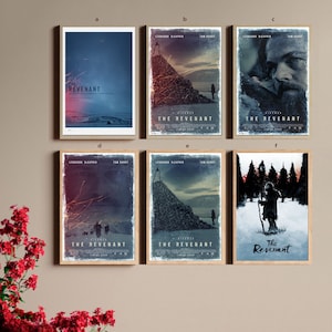 The revenant Classic Movie Canvas Poster UNFrame 8''x12'',12''x18'',14''x21'',16''x24'',20''x30'',24''x36''