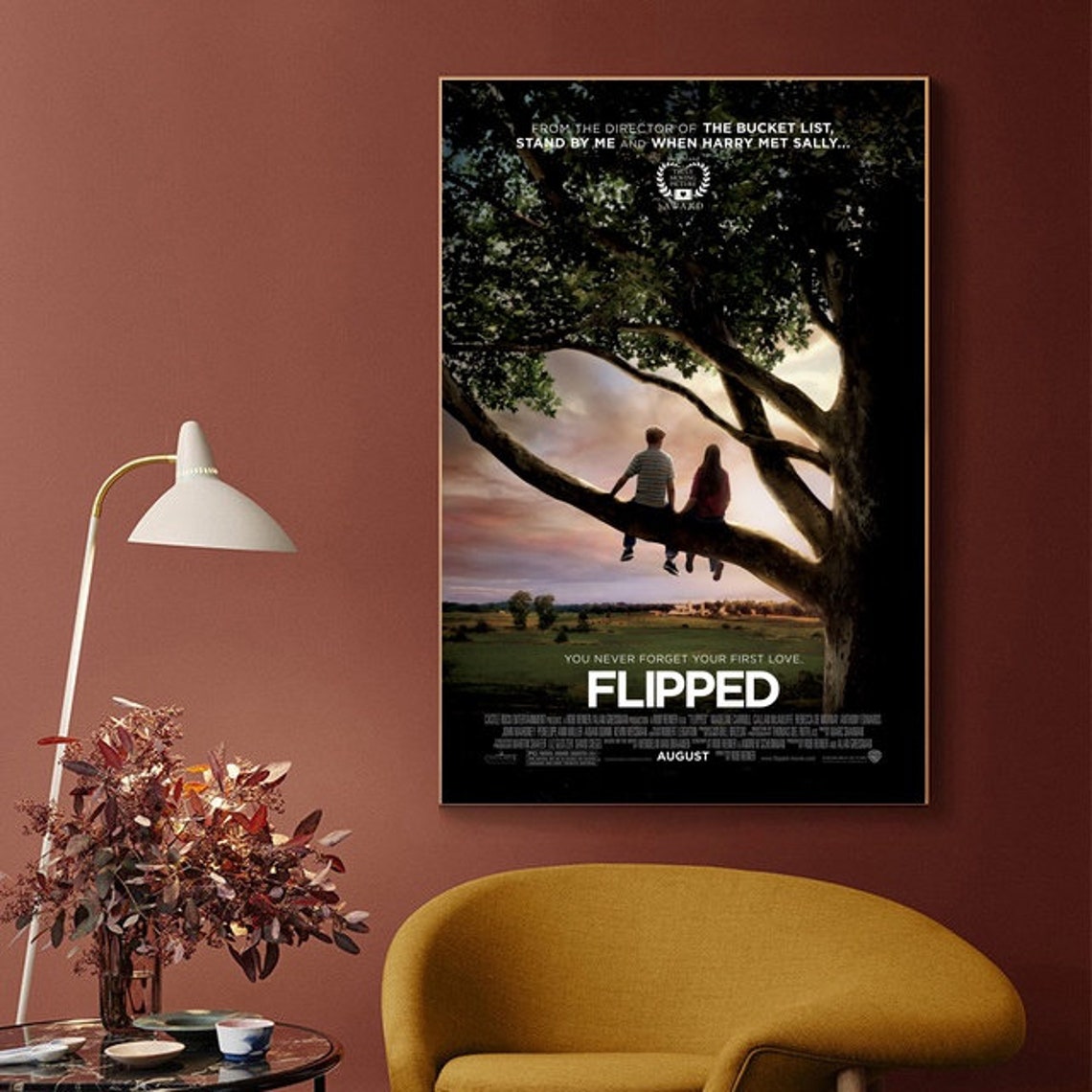 Flipped Movie Canvas Poster Unframe Etsy
