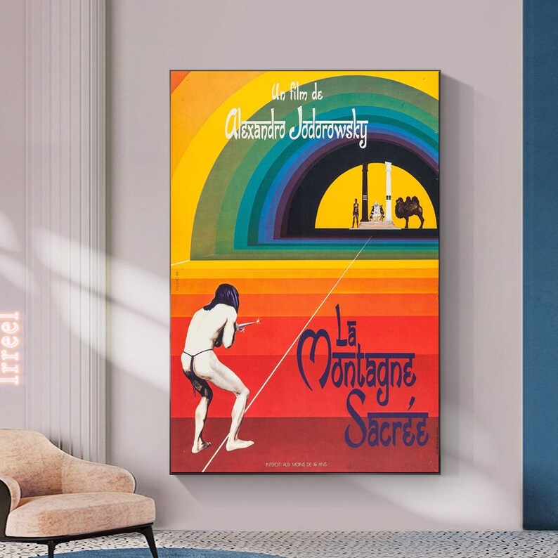 The Holy Mountain Movie Canvas Poster Unframe Etsy