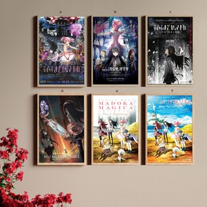 Puella Magi Madoka Magica the Movie Anime Classic film Canvas Poster UNFrame 8''x12'',12''x18'',14''x21'',16''x24'',20''x30'',24''x36''
