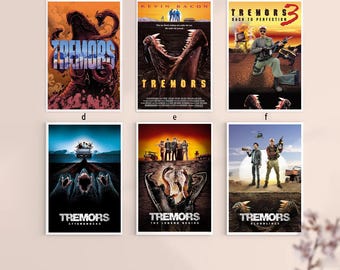 Tremors series Movie Classic Film Canvas Poster UNFrame 8''x12'',12''x18'',14''x21'',16''x24'',20''x30'',24''x36''