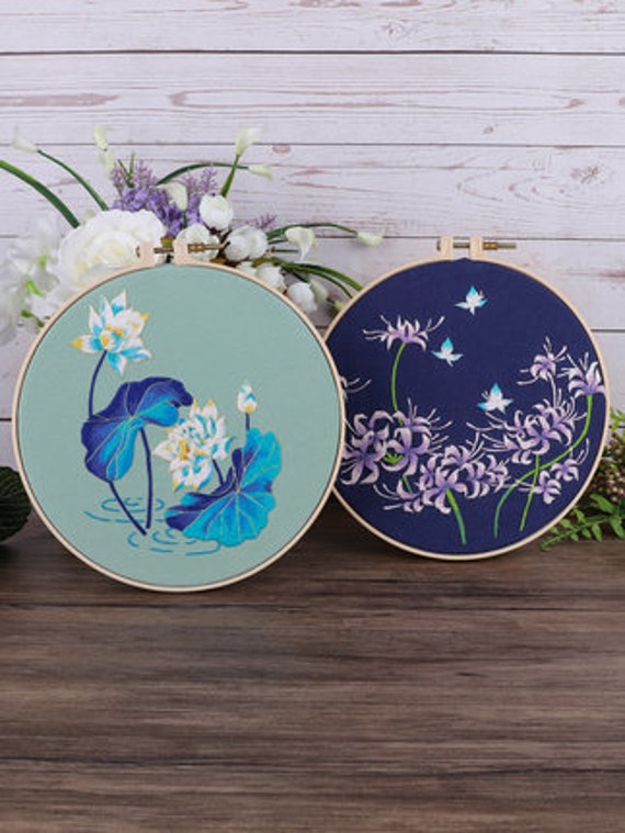 Flower embroidery Kit Full Range of Emboridery Kits for Beginners