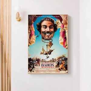 The Adventures of Baron Munchausen Movie Classic Film Canvas Poster UNFrame 8&#39;&#39;x12&#39;&#39;,12&#39;&#39;x18&#39;&#39;,14&#39;&#39;x21&#39;&#39;,16&#39;&#39;x24&#39;&#39;,20&#39;&#39;x30&#39;&#39;,24&#39;&#39;x36&#39;&#39;