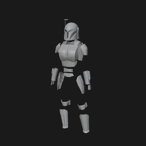 Star Wars Bo Katan inspired full armor 3D file
