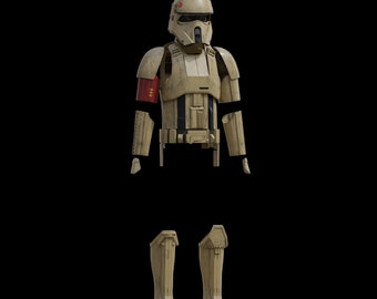 Star Wars Rogue One inspired Shoretrooper armor and helmet 3D-file for cosplay