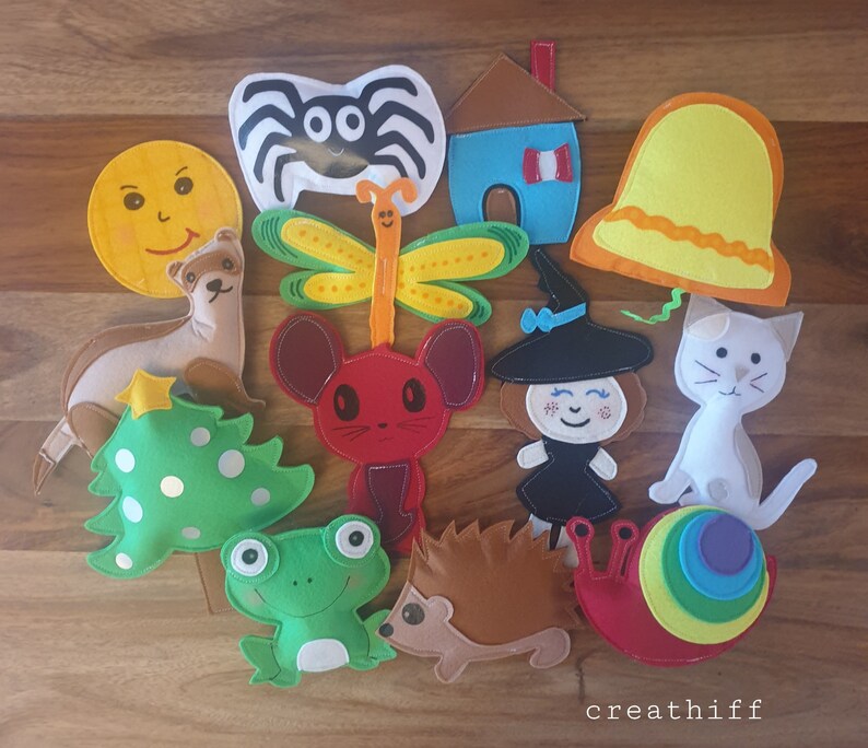 Nursery Rhyme Bag With 15 Figures Etsy Singapore