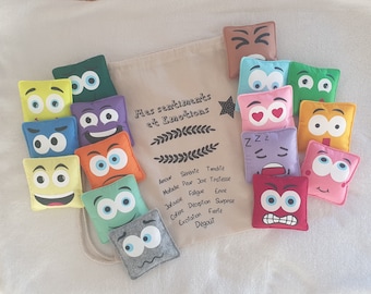 My bag of emotions and feelings - monsters of emotions - autism - occupational therapy - emotional management - monsters of emotions