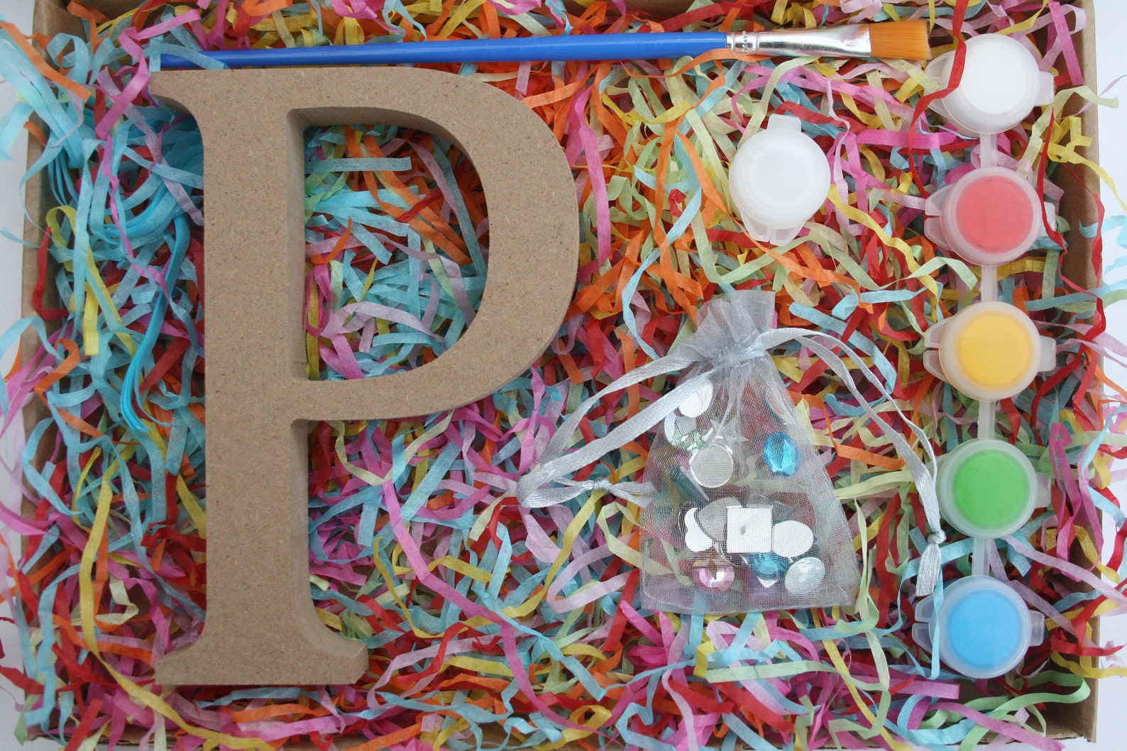 Letter Children's Craft Box Letterbox Gift Etsy