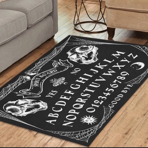 Ouija Board Spirit Magick Area Rug Carpet Gothic home decor Halloween decor Ouija Board Spirit Magick Area Rug Carpet Gothic home decor Halloween decor