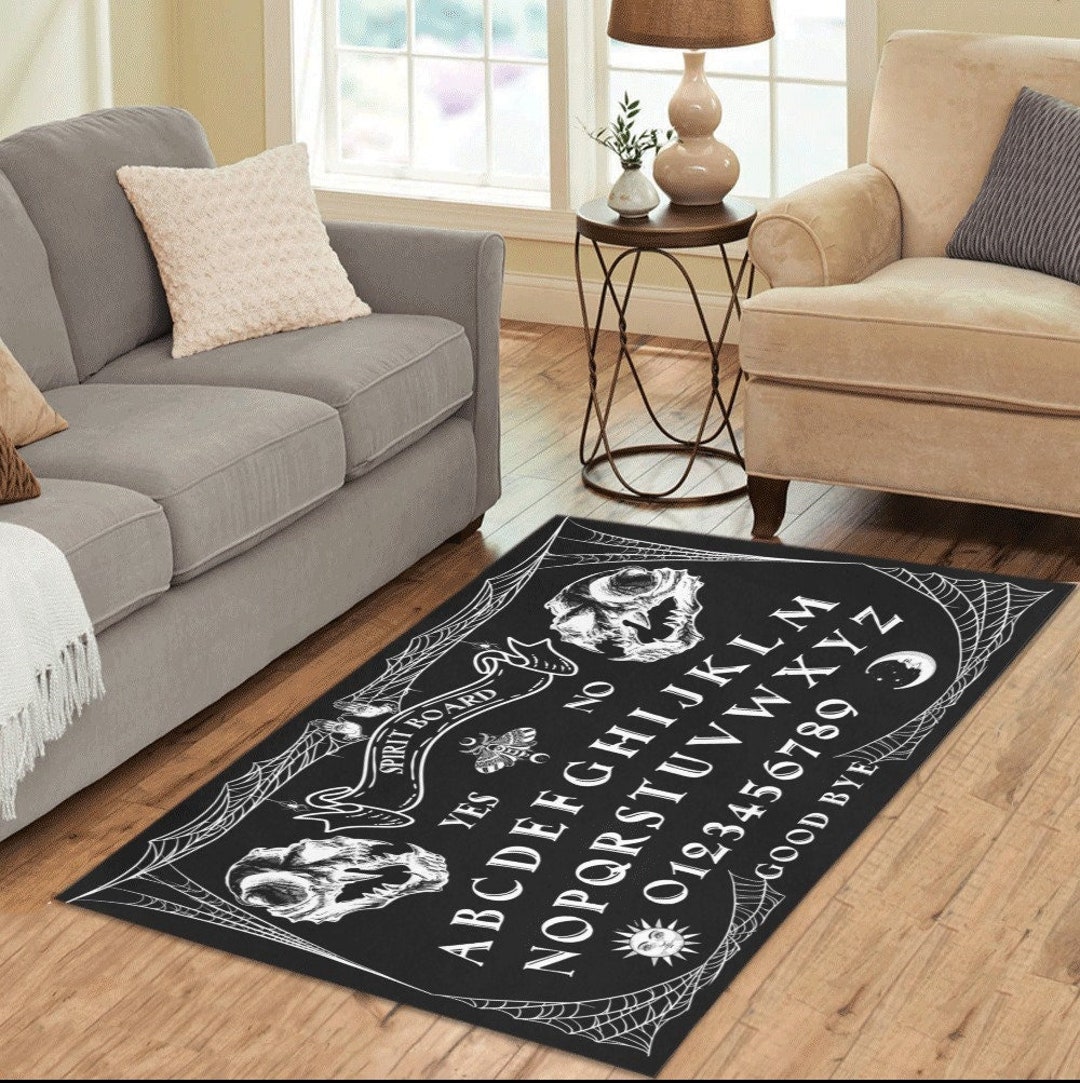 Ouija Area Rug Gothic Area Rug Witchy Seance Spirit Board Etsy