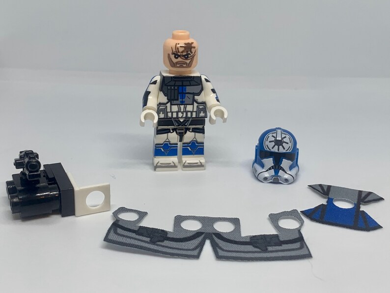 Jesse 501st Clone Trooper Star Wars Minifigure from The Clone | Etsy