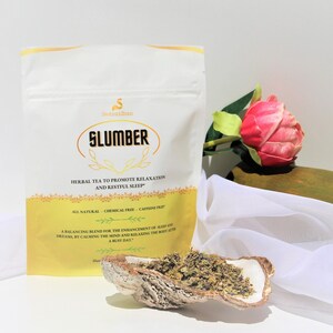Herbal Sleep Tea | Relaxation Tea | Loose Leaf Tea | Deep Sleep Tea | Tea Gifts | Passionflower Tea | Caffeine Free Tea | Bedtime Tea