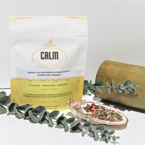 Calming Herbal Tea | Loose Leaf Tea | Tea Gifts | Caffeine Free Tea | Stress Relief Tea | Self Care Gift | Anxiety Relief Tea Blend