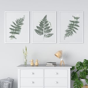 Set of 3 Boho Prints, Lounge Wall Art, Neutral Boho Wall Art, Boho Floral, Gallery Wall, Leaf Prints, Illustration, Abstract, UK A5 A4, A3