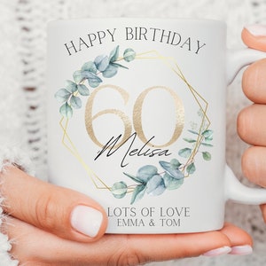 Gepersonaliseerde mok 60e verjaardag, mok beste oma ooit, mok beste oma, oppas koffiekopje, grootmoeder cadeau, cadeau-idee oma, verjaardagscadeau