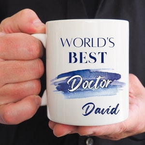 La mejor taza de doctor del mundo, taza de doctor futuro, regalo para estudiantes, estudiante de medicina, regalo de graduación de médico, regalo de estudiante de medicina, carga de médicos