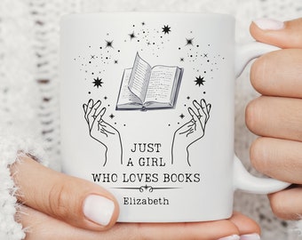 Just One More Chapter, Gifts For Readers, Custom mug personalised, Christmas Mug, Coffee Mug, Name Mug, Mug For Reader, Literary Gifts