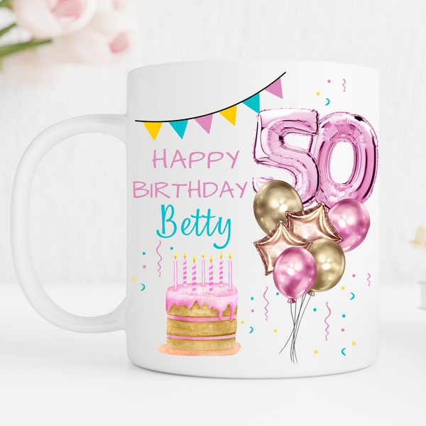 Personalised Birthday Mug, Special Birthday Best Friend, Sister, Cousin, Daughter, Grandaughter, Custom Mug, Celebration, Birthday Keepsake