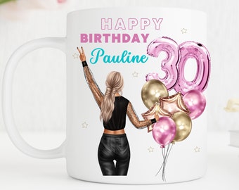 Personalised Birthday Mug, Special Birthday Best Friend, Sister, Cousin, Daughter, Grandaughter, Custom Mug, Celebration, Birthday Keepsake