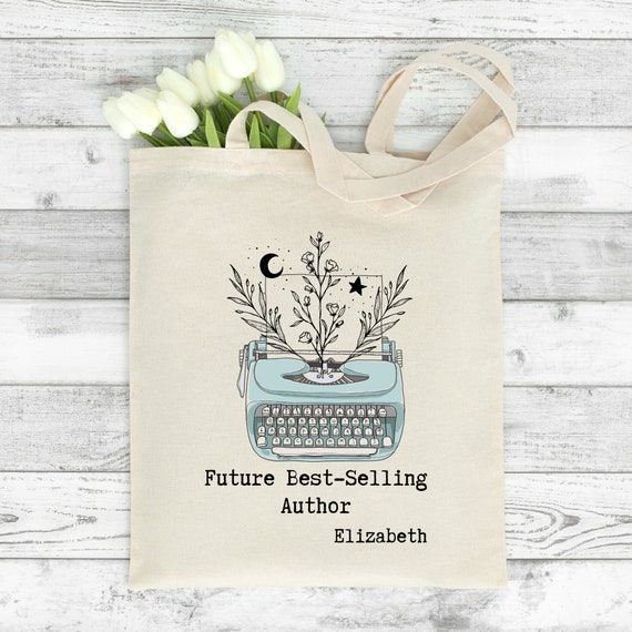 Storyteller Tote Bag, Future Author Gift, New Writer, Best Selling Author,  Writer Birthday gift, Gifts for Writers, Personalised Tote Bag