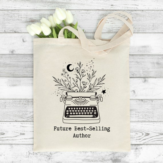 Storyteller Tote Bag, Future Author Gift, New Writer, Best Selling Author,  Writer Birthday gift, Gifts for Writers, Personalised Tote Bag
