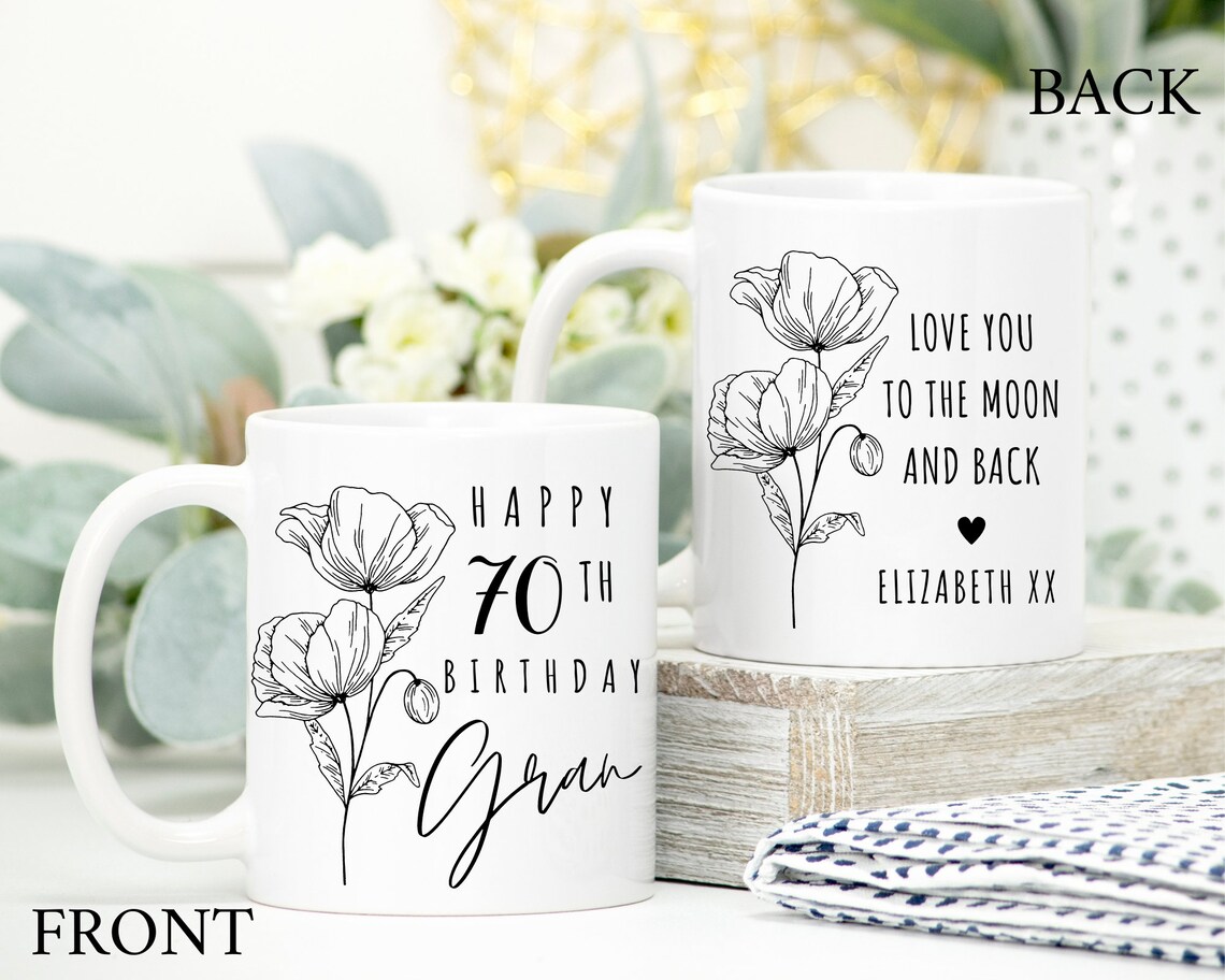 70th Birthday Gift for Women UK Birthday Gift for Her  Etsy