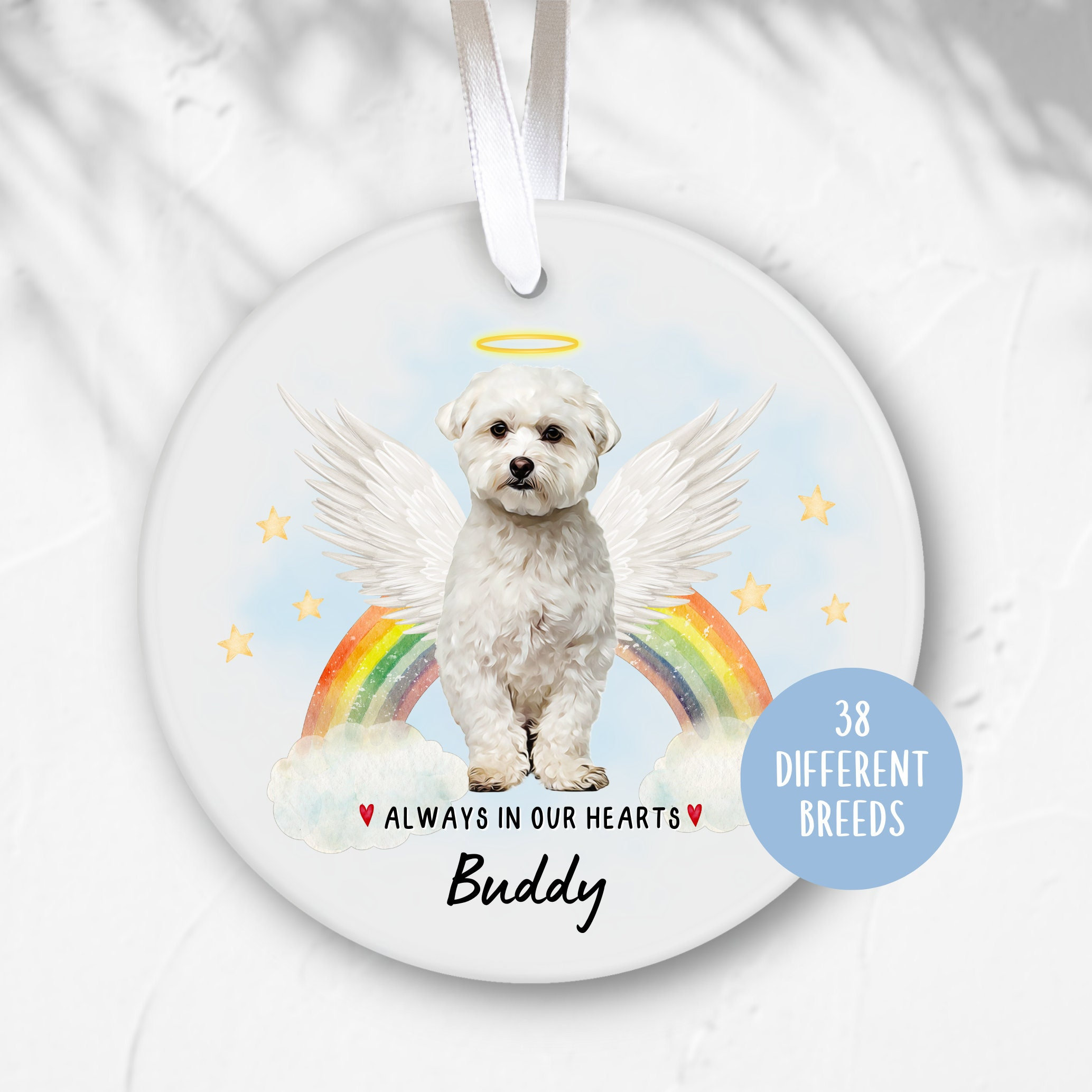 PLITI Malteser Hundetasche – Make-up-Tasche Mit „Peace Love Maltese“ Aufdruck, 23 X 17 Cm, Canvas, Wasserdicht, Geschenk Für Hundeliebhaber