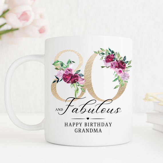 Regalos de 40 cumpleaños para mujeres, taza de café perfecta impresa con  oro, regalo de cumpleaños único para mamá de 40 años, esposa, amiga,  hermana