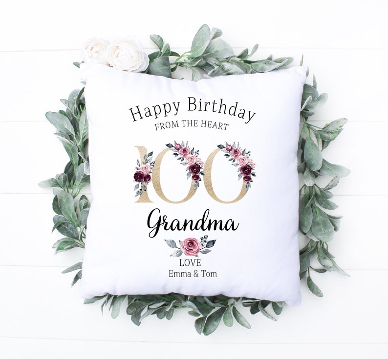 Personalised 80th Birthday Cushion, Name Cushion, Age, Birthday Gift, Home Decor, Special Age Birthday 80th Pillow, Mum Daughter Grandma image 6