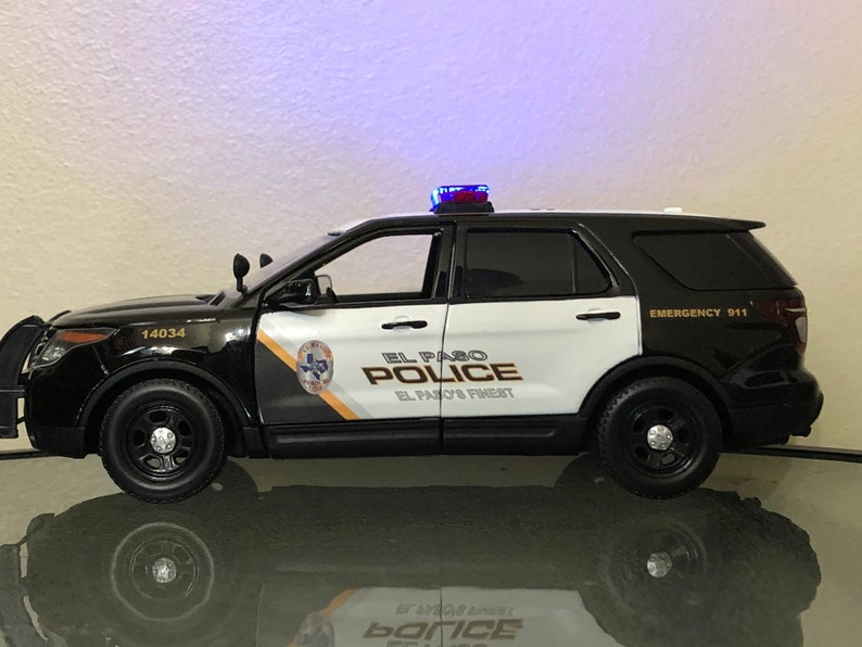 El Paso Texas Police Department 1/24 scale Ford Explorer suv | Etsy
