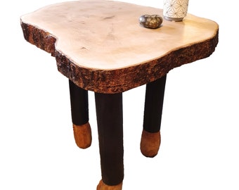 Table en rondelle « Foca » - Upcycling, unique