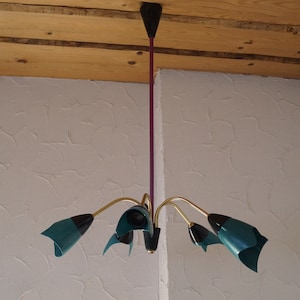 Hanging lamp "Pagulu" - upcycling, glass