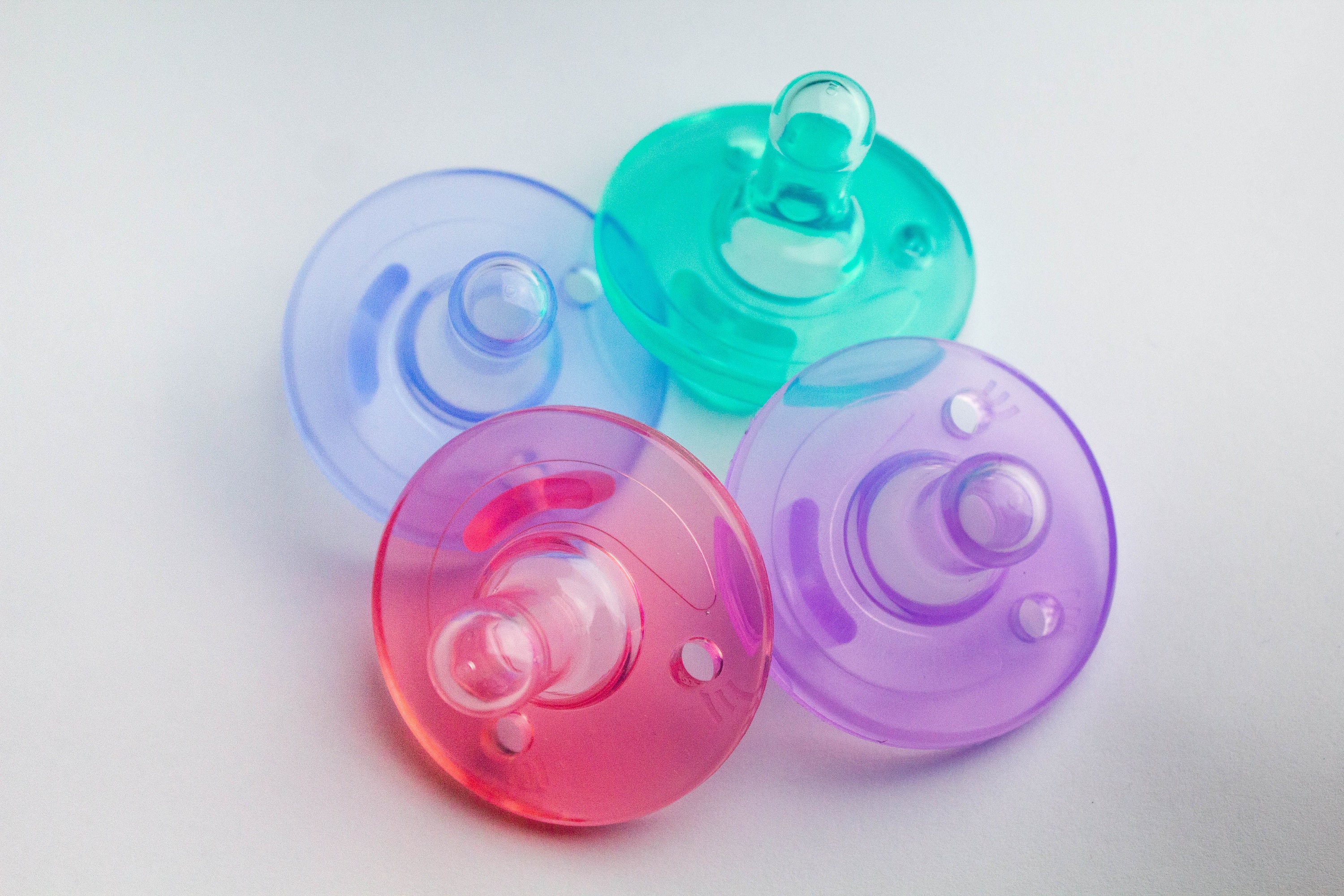 Baby Born Silicone Pacifier 06 Months Clear Pacifier Etsy UK