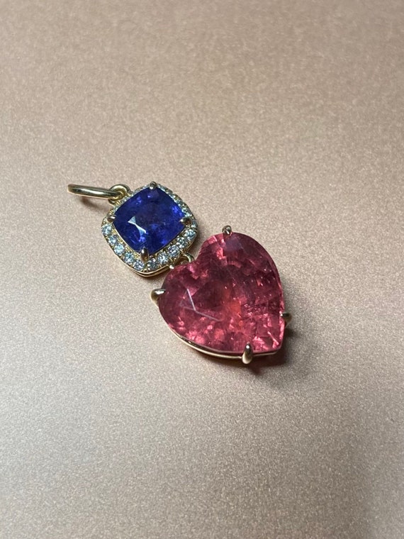 Vintage Color Changing Sapphires Pink Tourmalines… - image 2