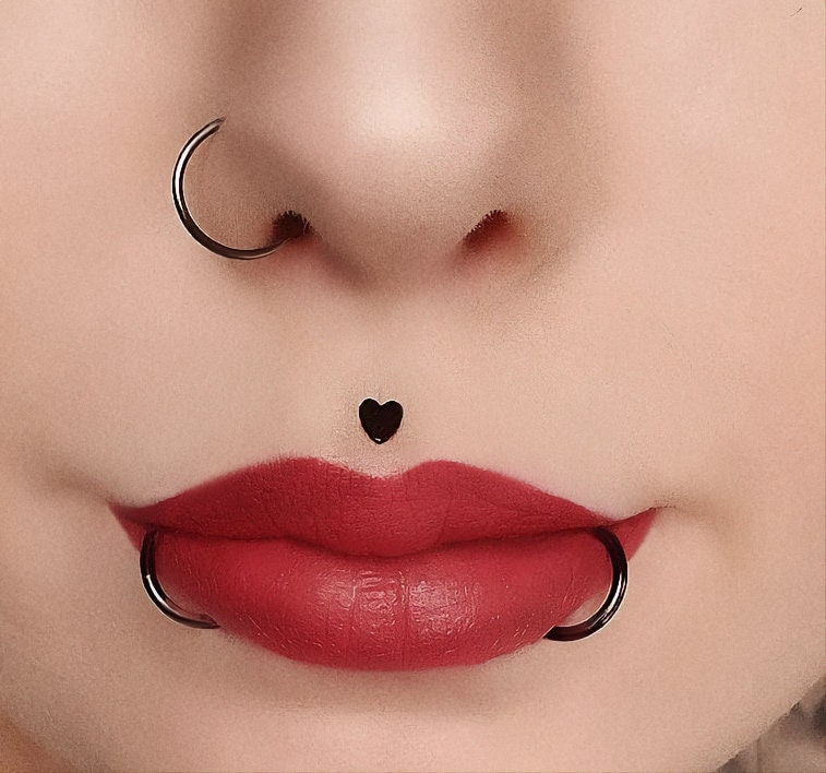24-Piece Stainless Steel Ball Labret Stud Set With Cubic Zirconia - 1.2x8x3mm, 8mm Bar, 3mm Top (Unisex) 7 thumbnail image