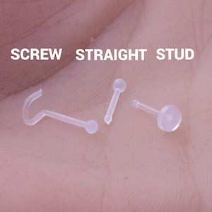 3 PACK, Bioflex Retainer, Tongue Bar, Tongue Bars, Bar, Barbell, Eyebrow, Tragus, Ear Nipple, Piercing, Silver, Pink