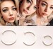 925 Sterling Silver Open Ring Rings Thin Small Thin Nose Lip Septum Piercing UK 0.8mm 6mm 8mm 10mm 