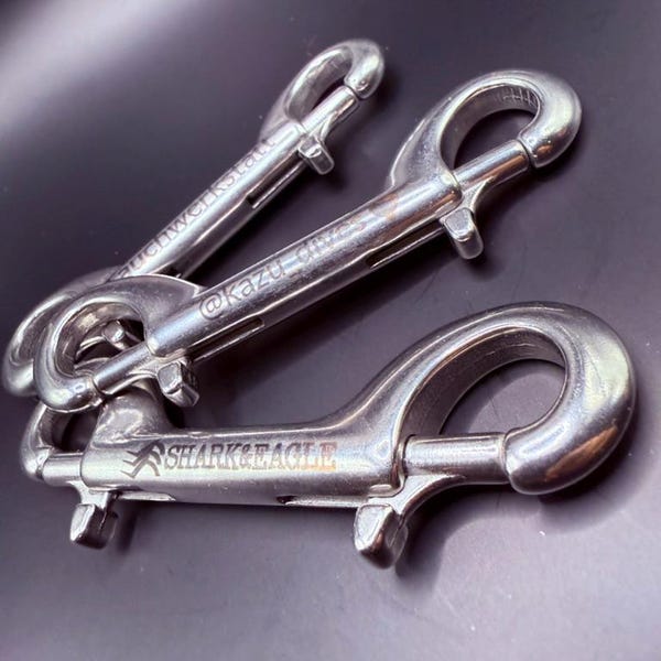 Individual Boltsnap Carabiner Diving Diver Scuba Double Ender Regulator
