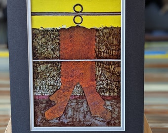 George Nama Matted Print- Monument 1967