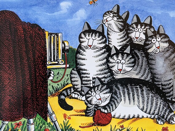 Kliban Cat From 2002 Calendar Family Photo - Etsy