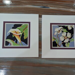Set of 2 Morris and Bendien Matted Prints