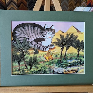 Kliban Cat From 2000 Calendar Egyptian Cat
