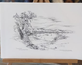 Yolanda Schofield Print- Seneca Lake