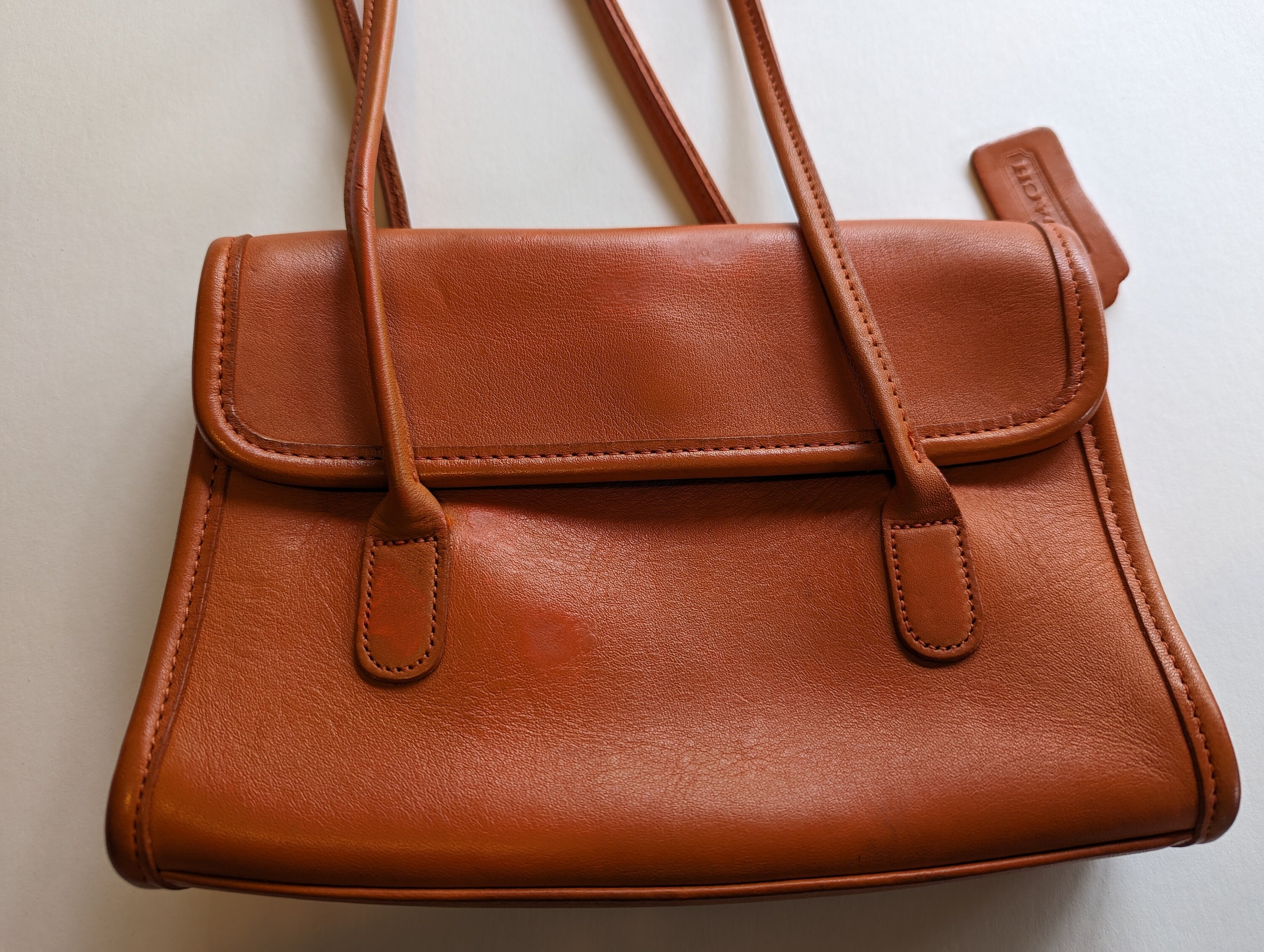 Coach Burnt Orange/Beige Signature Canvas and Leather Edie Shoulder Bag  Coach | TLC