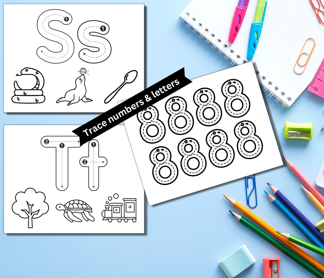 Printable Coloring Pages Homeschool Preschool Letters and Numbers