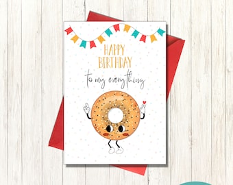 Happy birthday to my everything birthday printable greeting card