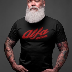 Alfa Man for Alfa Romeo Lovers - Men T-Shirt