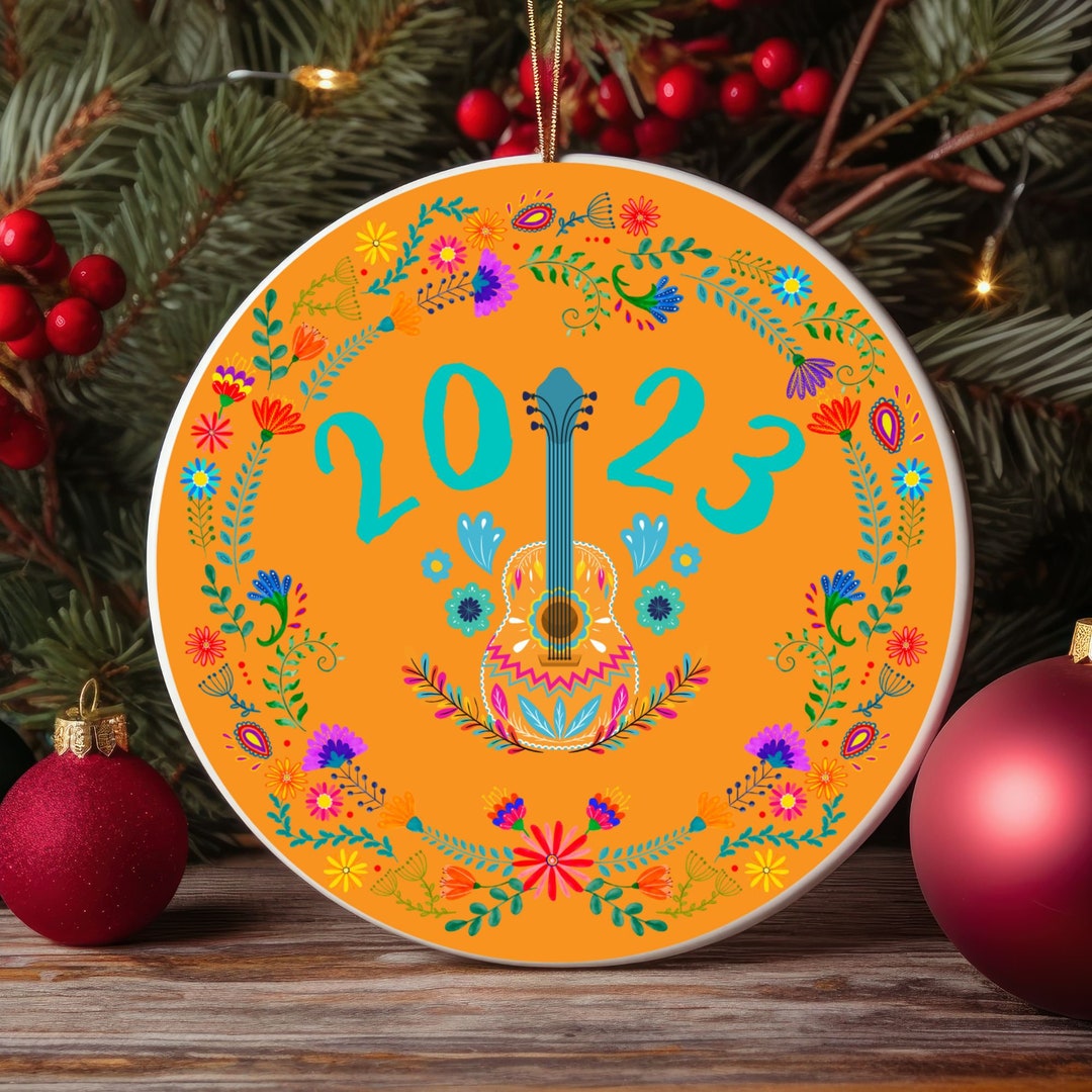 Mexican Christmas Ornament 2023 Mexico Ornament Gift for Traveler Souvenir Mexico Christmas
